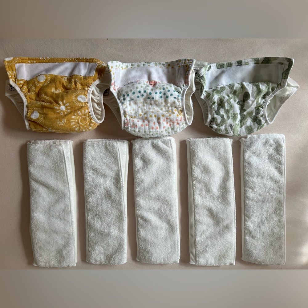 Honest Company hybrid diaper covers and inserts